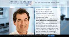 Desktop Screenshot of dr-dr-stergiou.de